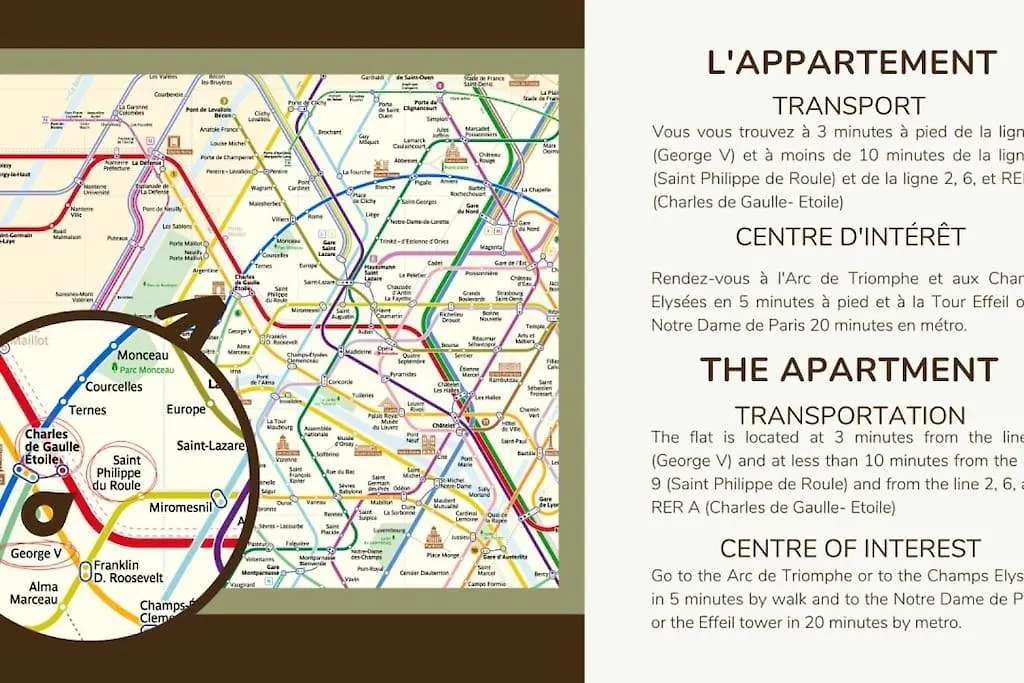 פריז B2#Two Bedrooms#Champs Elysees#Arc De Triomphe#Ac צרפת